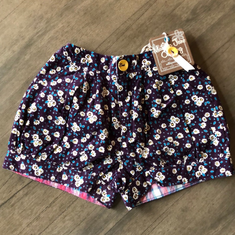 Matilda Jane Shelby corduroy shorts NWT